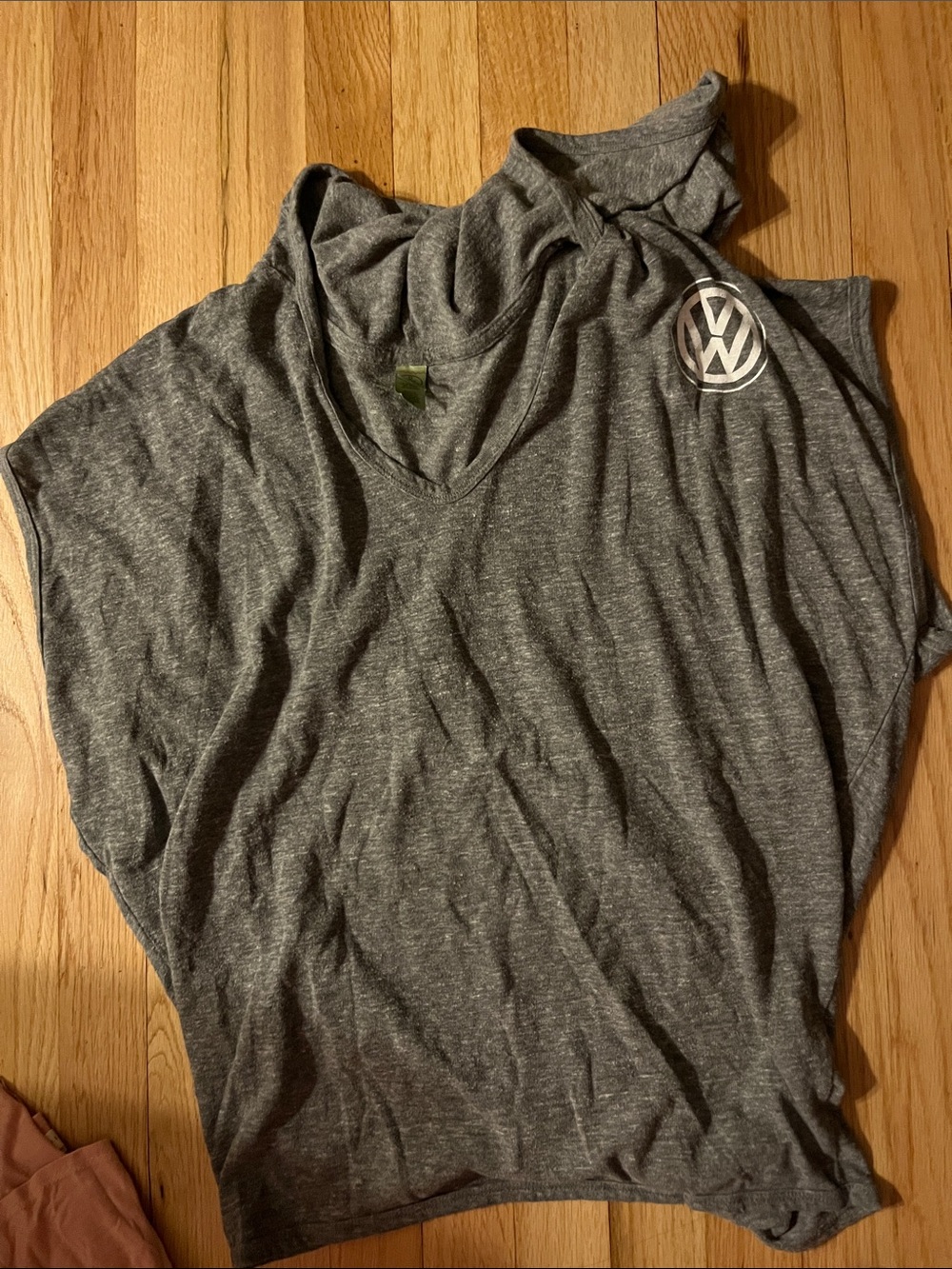 Volkswagen Heather Gray Women's V-Neck Tee
